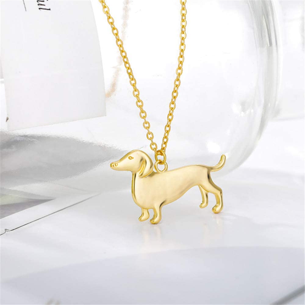 Custom Birthday Gift Dog Shape Pendent Women 925 Sterling Silver Necklace